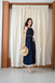 BOHDI HALTER NECK TIERED DRESS (BLUE)