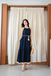 BOHDI HALTER NECK TIERED DRESS (BLUE)