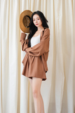 RION LONG SLEEVE SHIRT (BROWN)