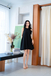 FLOE HALTER NECK PUFFBALL DRESS (BLACK)