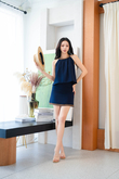 DEAN HIGH WAIST SKORT (BLUE)