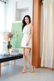 DAISY HALTER NECK CAMISOLE TOP (CREAM)