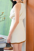 DEAN HIGH WAIST SKORT (CREAM)