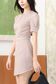 DAVIN HIGH WAIST SKORT (PINK)