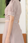 SHANN ROUND NECK CROP TOP (PINK)