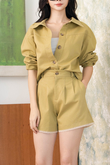 KESHA OVERSIZED JACKET (DARK GOLDENROD)