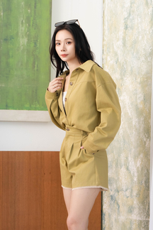 KESHA OVERSIZED JACKET (DARK GOLDENROD)