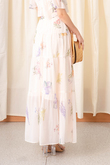 SADA HIGH WAIST TIERED SKIRT (FLORAL)