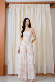 HOLLYE CAMI TIERED JUMPSUIT (FLORAL)
