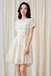 HINA ROUND NECK MINI DRESS (BLUE FLORAL)