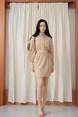 JOVIE HIGH WAISTED SKIRT (DESERT SAND)