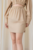 JOVIE HIGH WAISTED SKIRT (DESERT SAND)