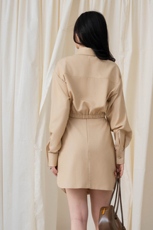 JETT OVERSIZED CROPPED JACKET (DESERT SAND)