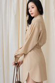 JOVIE HIGH WAISTED SKIRT (DESERT SAND)
