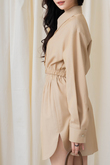 JETT OVERSIZED CROPPED JACKET (DESERT SAND)