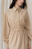 JETT OVERSIZED CROPPED JACKET (DESERT SAND)