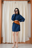 JOVIE HIGH WAISTED SKIRT (JEAN BLUE)
