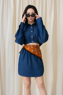 JETT OVERSIZED CROPPED JACKET (JEAN BLUE)