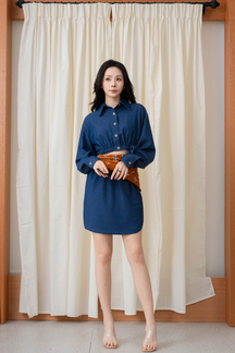 JETT OVERSIZED CROPPED JACKET (JEAN BLUE)