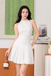 JOLEE BALLON MINI DRESS (WHITE)