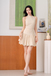 JOLEE BALLON MINI DRESS (BEIGE)