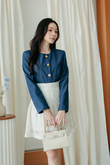 TIA LONG SLEEVE JACKET (JEAN BLUE)