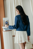 TIA LONG SLEEVE JACKET (JEAN BLUE)