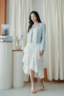 TIA LONG SLEEVE JACKET (LIGHT BLUE)