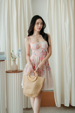 FRANCES FLORAL MINI DRESS (PINK FLORAL)