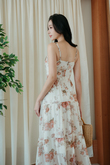 HANIYA CAMI MIDAXI DRESS (FLORAL)