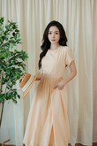 ROONEY BALLOON MIDAXI DRESS (YELLOW STRIPE) ROONEY BALLOON MIDAXI DRESS (YELLOW STRIPE)