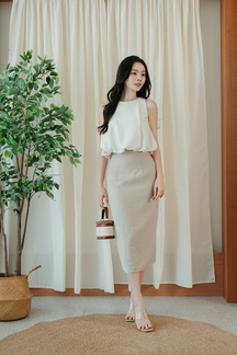 PARRIS BALLOON TOP (CREAM)