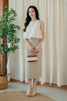 PARRIS BALLOON TOP (CREAM)