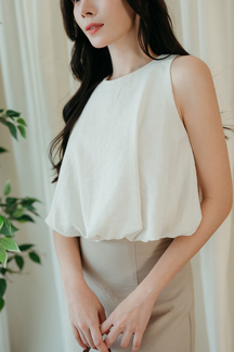 PARRIS BALLOON TOP (CREAM)