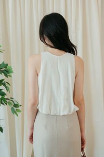 PARRIS BALLOON TOP (CREAM)