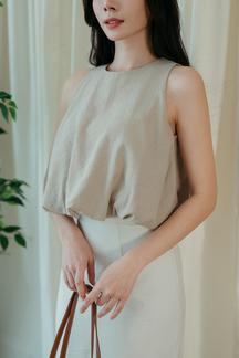 PARRIS BALLOON TOP (DARK VANILLA)