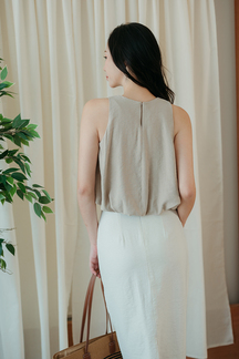 PARRIS BALLOON TOP (DARK VANILLA)