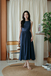 DOXIE ROUND NECK MIDAXI DRESS (JEAN BLUE)