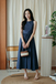 DOXIE ROUND NECK MIDAXI DRESS (JEAN BLUE)