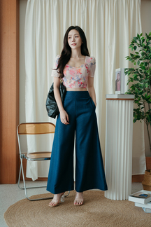 DIORN SWEETHEART CROP TOP (PINK FLORAL)