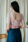 DIORN SWEETHEART CROP TOP (PINK FLORAL)