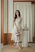 HARLOW CAMI TIERED DRESS (CREAM FLORAL)