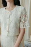 EMMIE ROUND NECK CROP TOP (CREAM1)