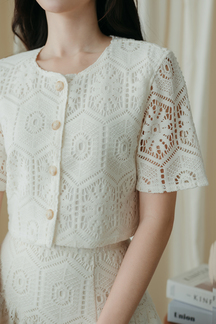 EMMIE ROUND NECK CROP TOP (CREAM1)