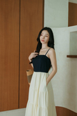 MEGHAN TIERED MAXI DRESS (BLUE)