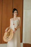 MANDY TENT MAXI DRESS (POSY PEACH)