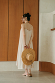 MANDY TENT MAXI DRESS (POSY PEACH)