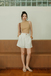 KINKI MOCK NECK CROP TOP (LATTE)