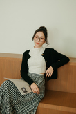 SOFIN KNITTED CARDIGAN (BLACK)