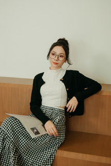 SOFIN KNITTED CARDIGAN (BLACK)